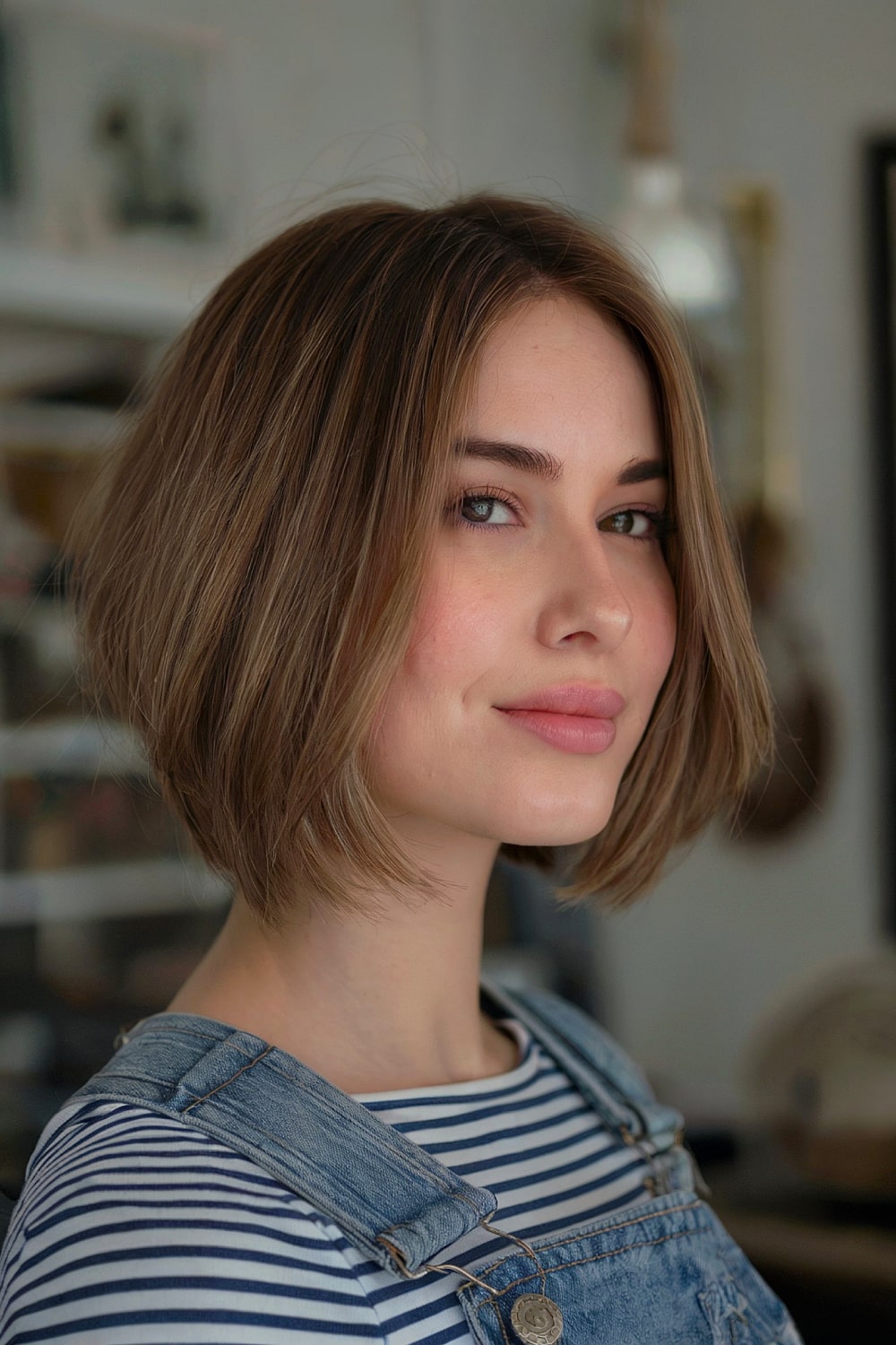 90s short bob with bangs