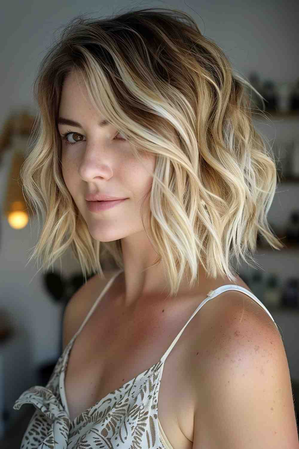 Beachy Wave Bob for Relaxed Elegance