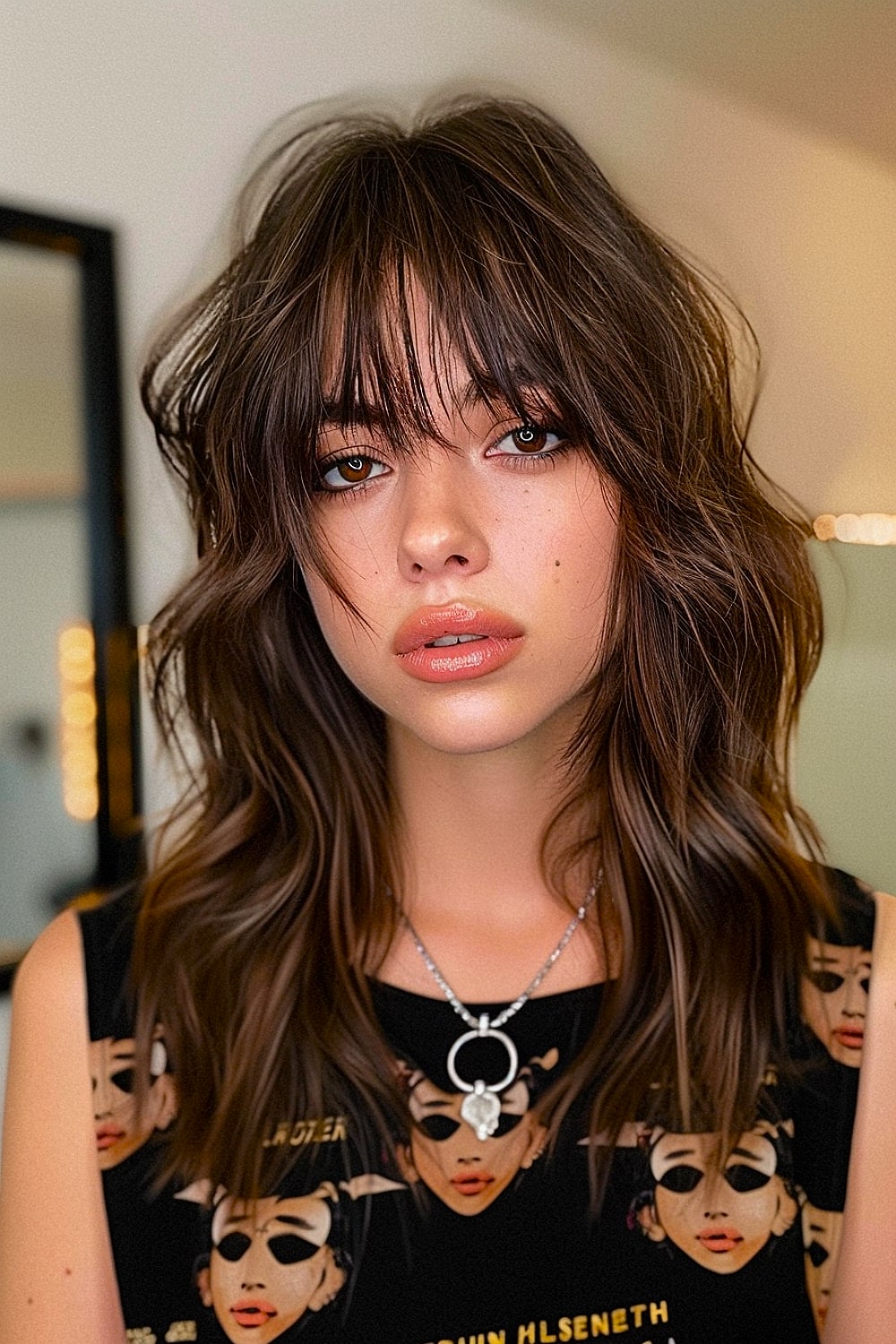 Grunge Medium Length Hairstyle