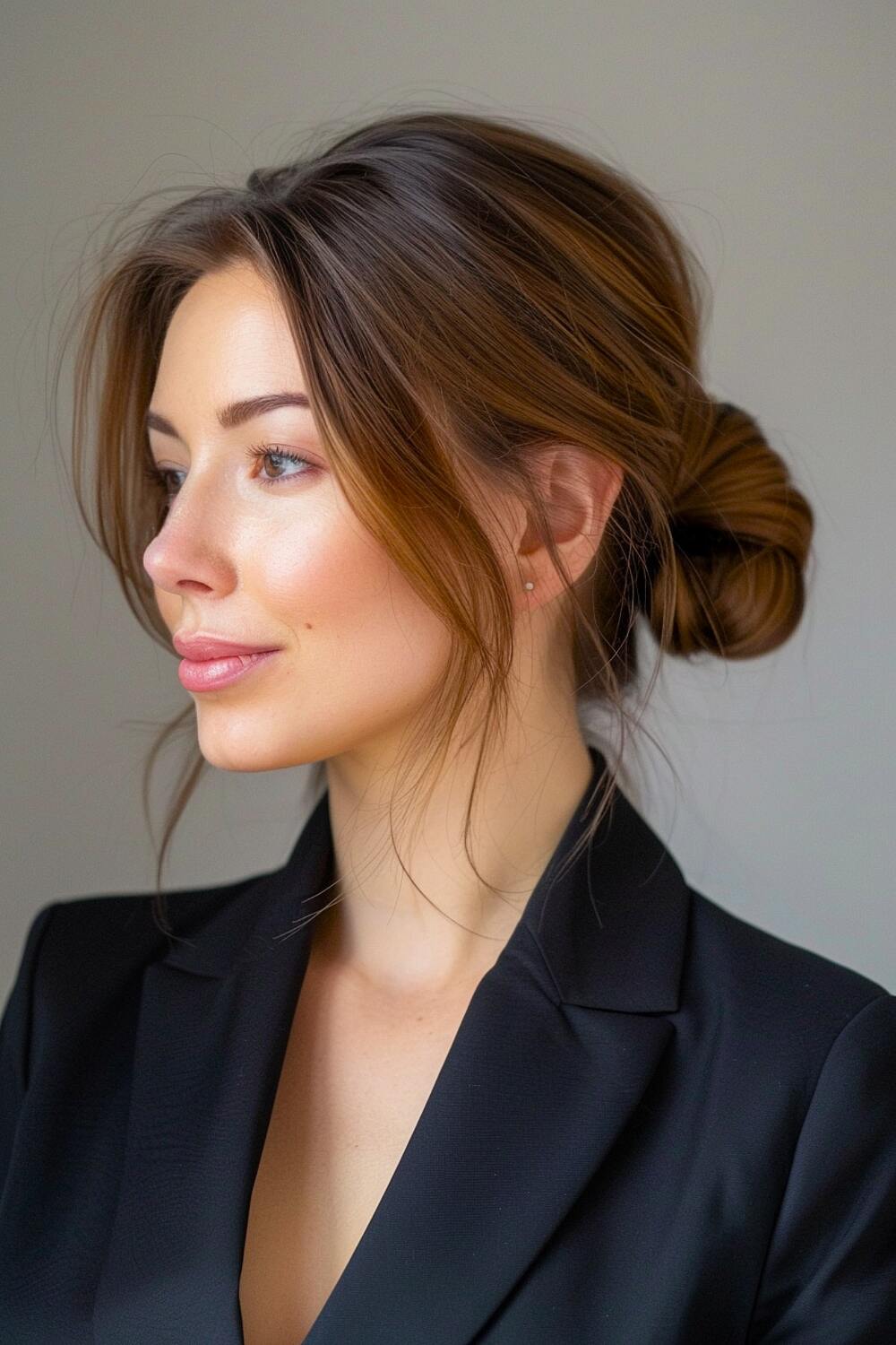 Messy Hair Updo for Short Hair