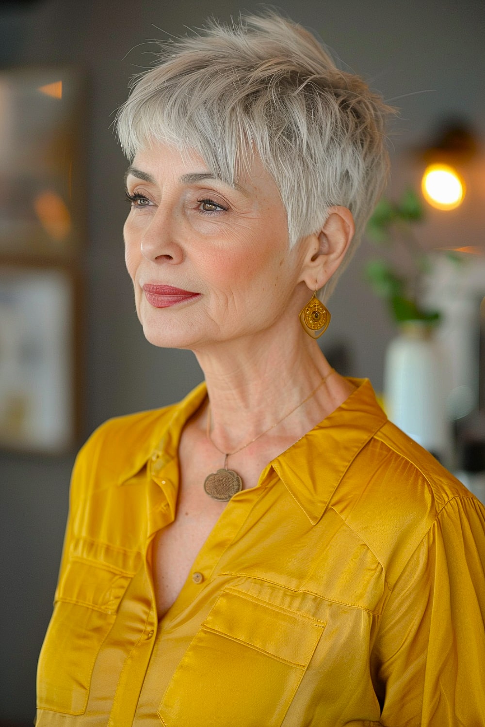 Pixie cut for older women over 60
