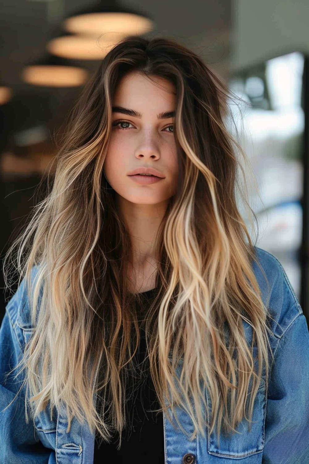 Choppy layers for thick hair