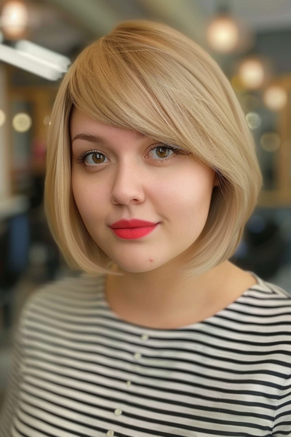 Classic bob with side bangs