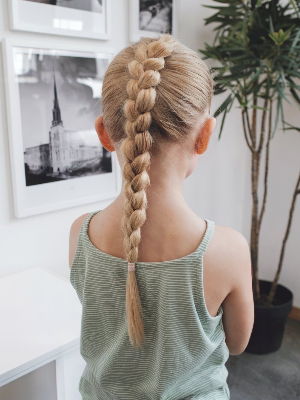 Easy daughter hairstyle