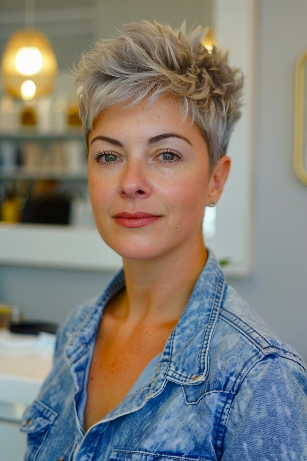 Messy Spiky Short Hair