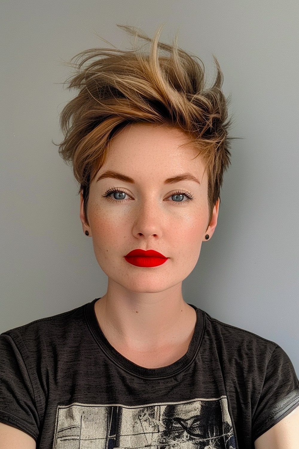 Edgy sassy hair look