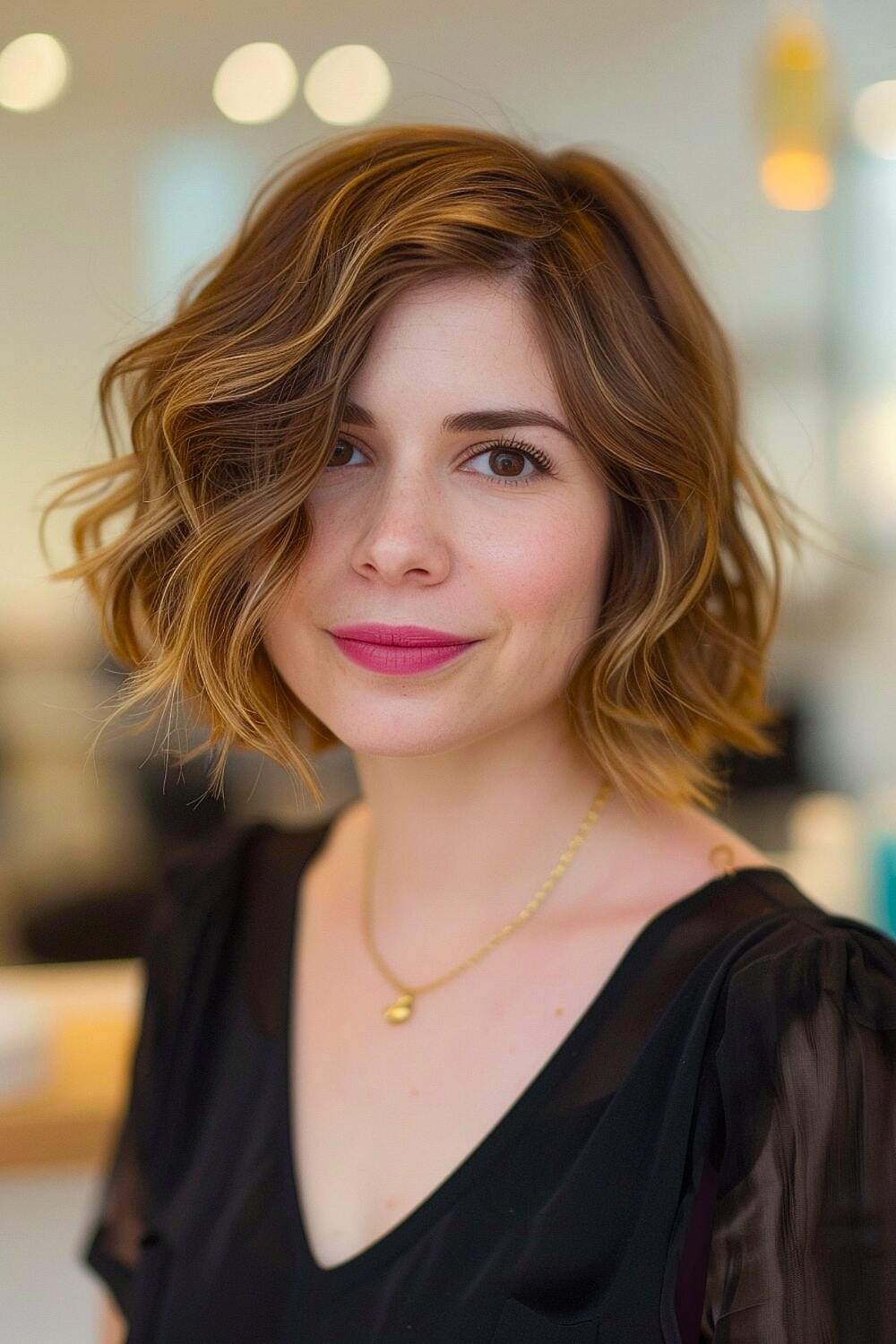 Messy Waves for Short Hair