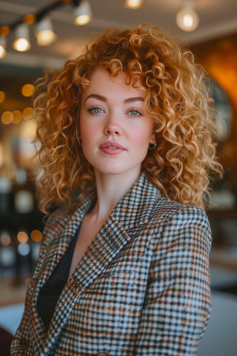 80s inspired cute hairstyle