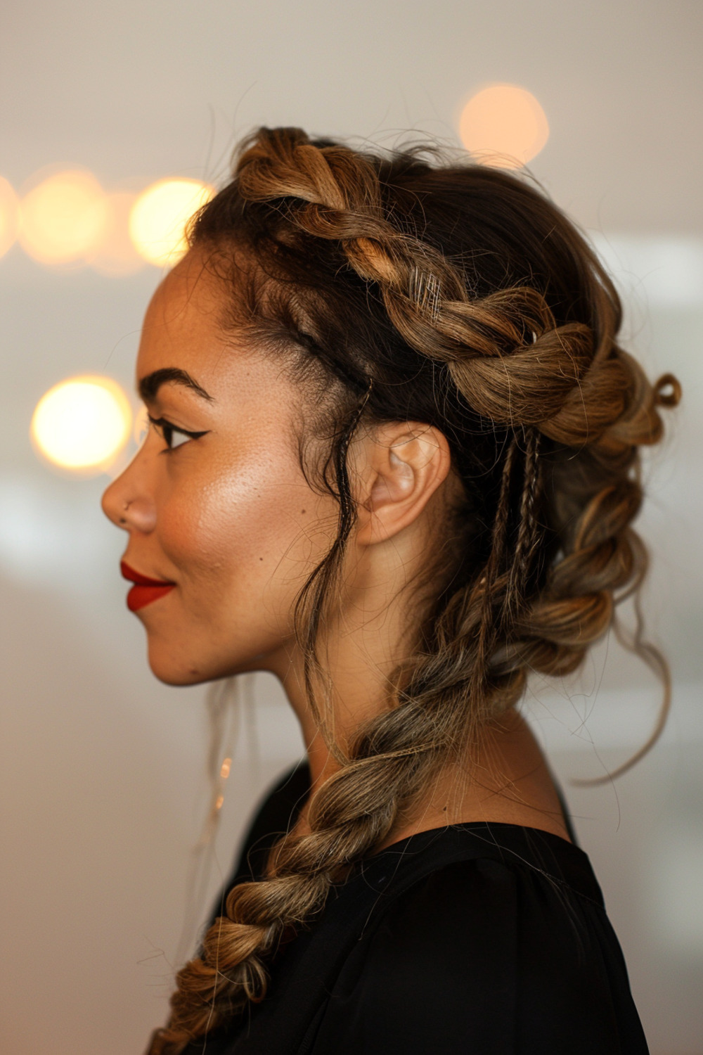 French twist braid