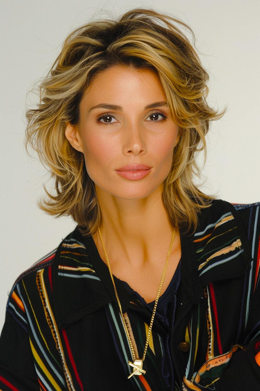 90s short layered hair
