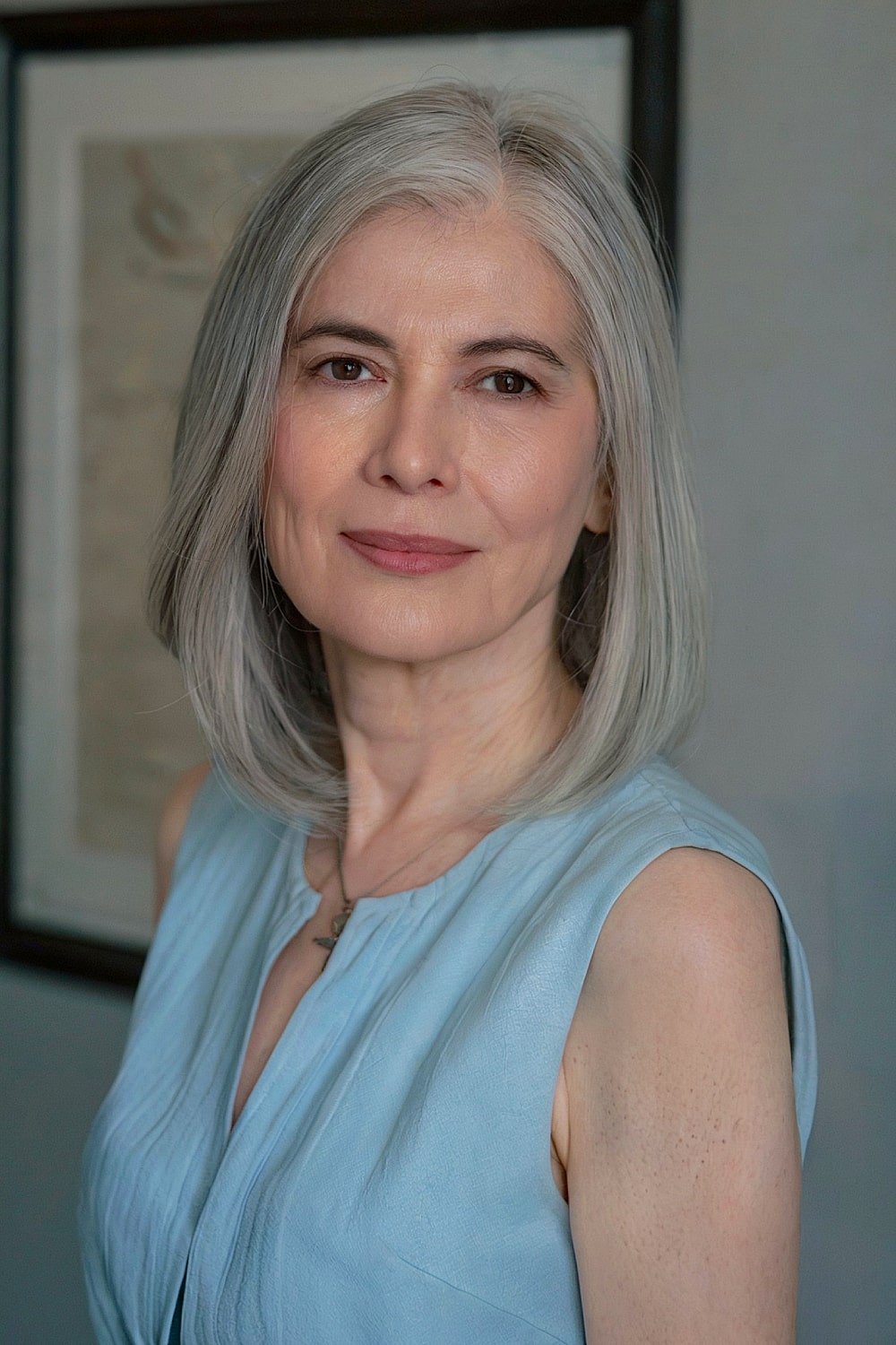 Long bob for thinning hair