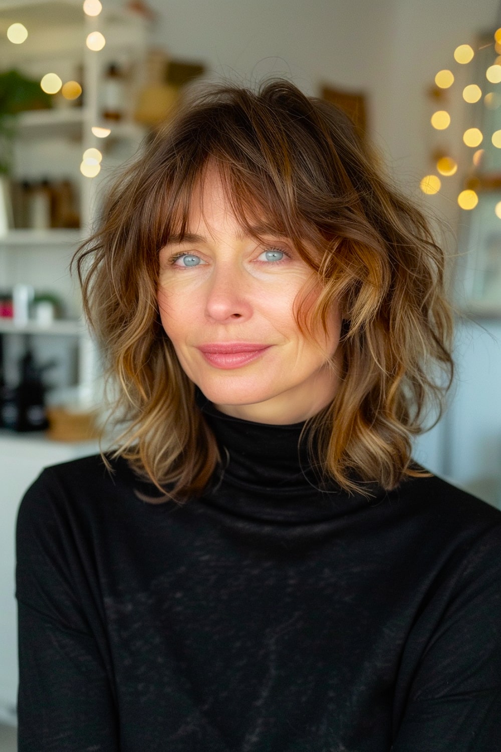 Long french bob for fine hair