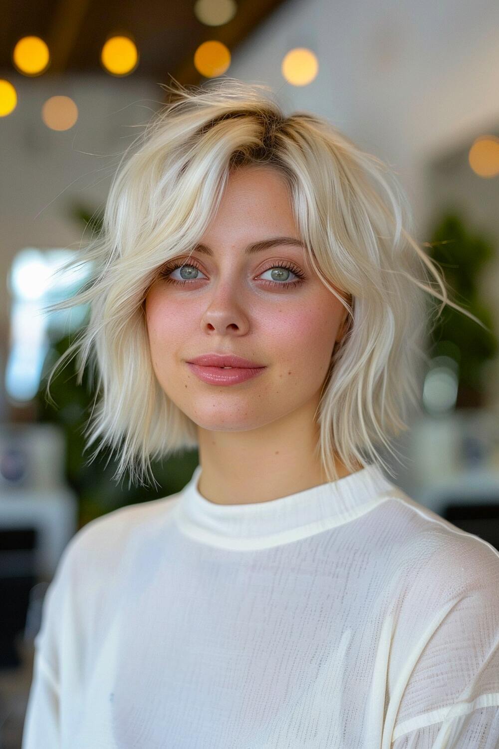 Short Sassy Messy Bob