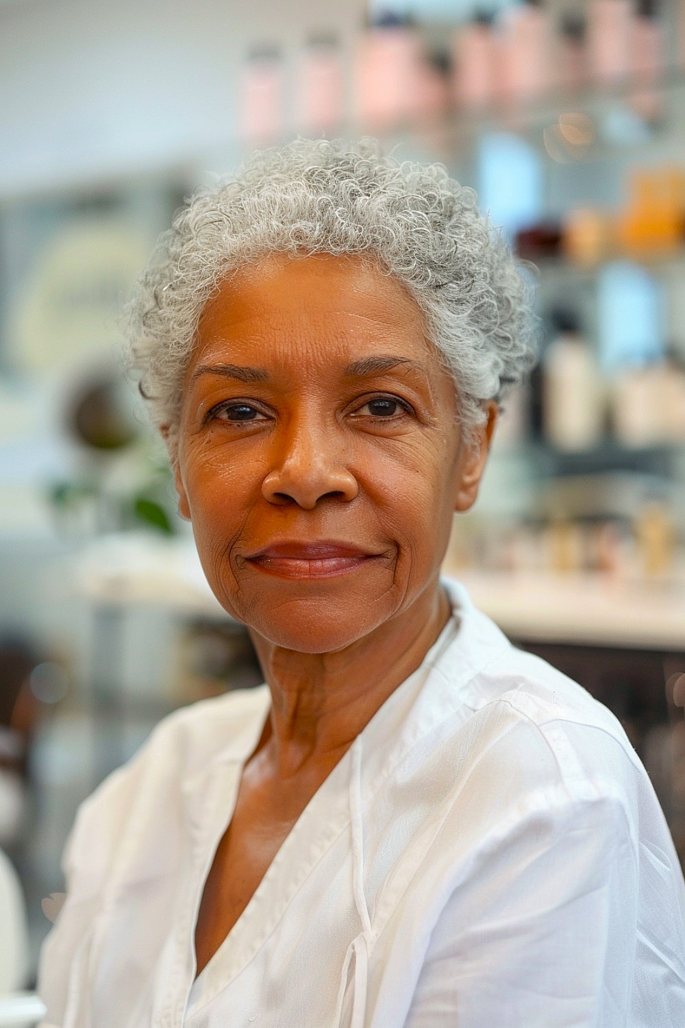 Short hair for black women over 60