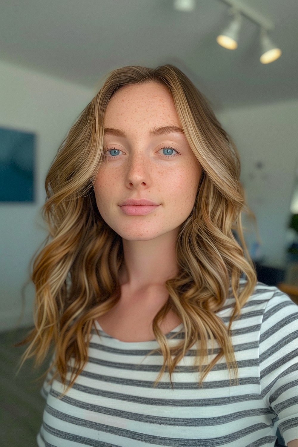 Sassy hair with highlights