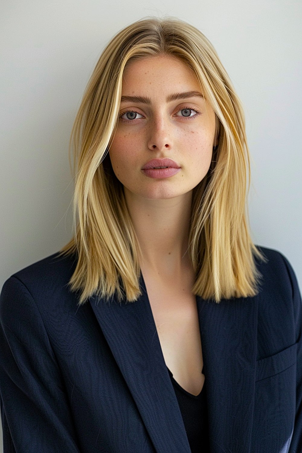 Medium cut for thin straight hair
