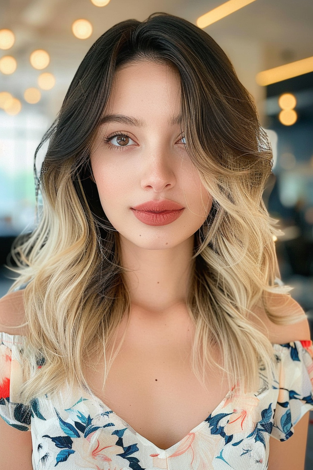 Soft layers with ombre effect