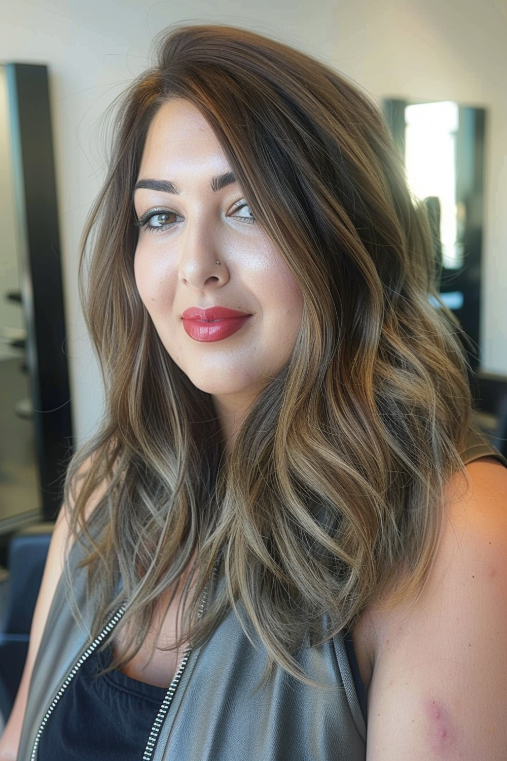 Soft layers with side part for volume