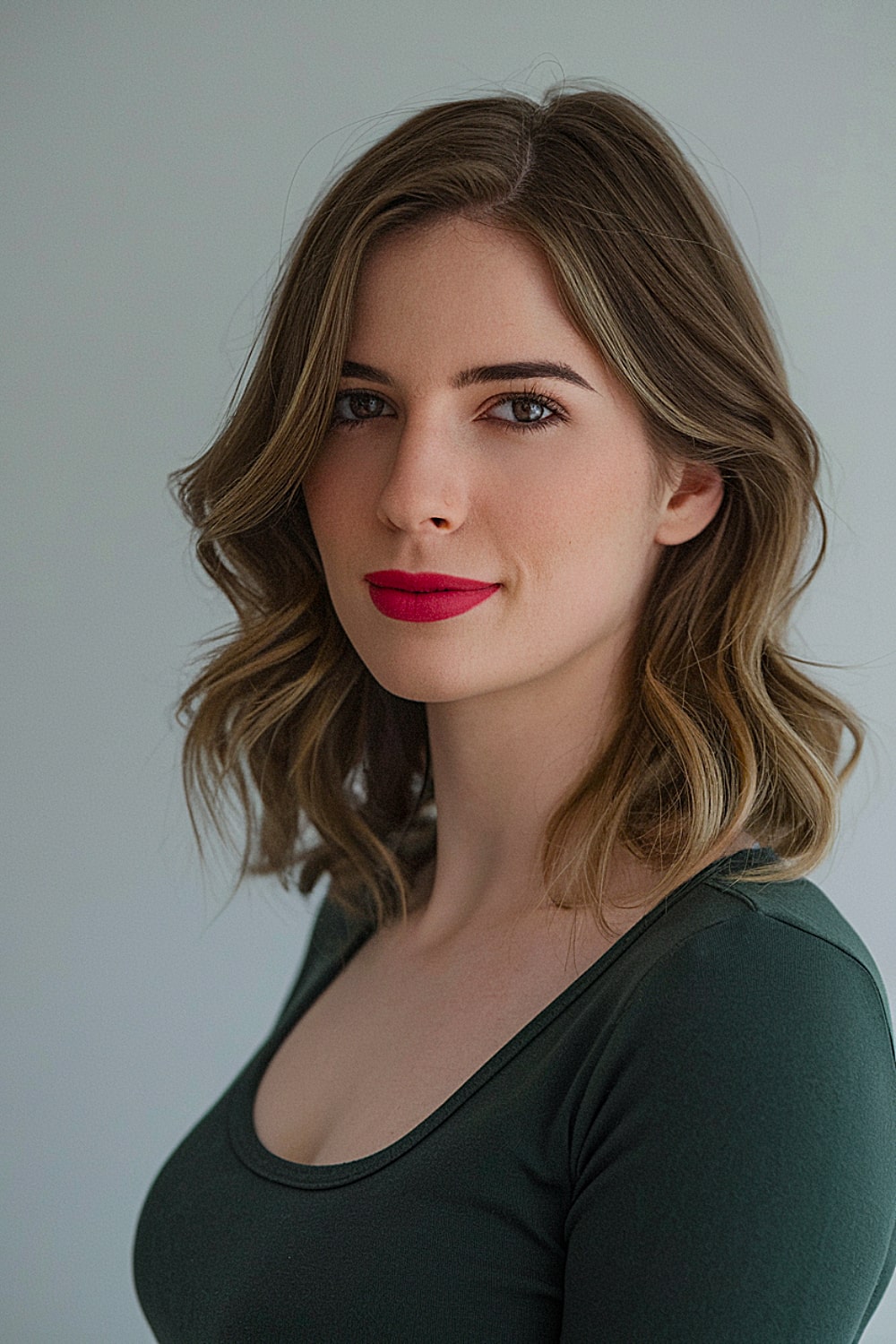 Soft long bob hairstyle