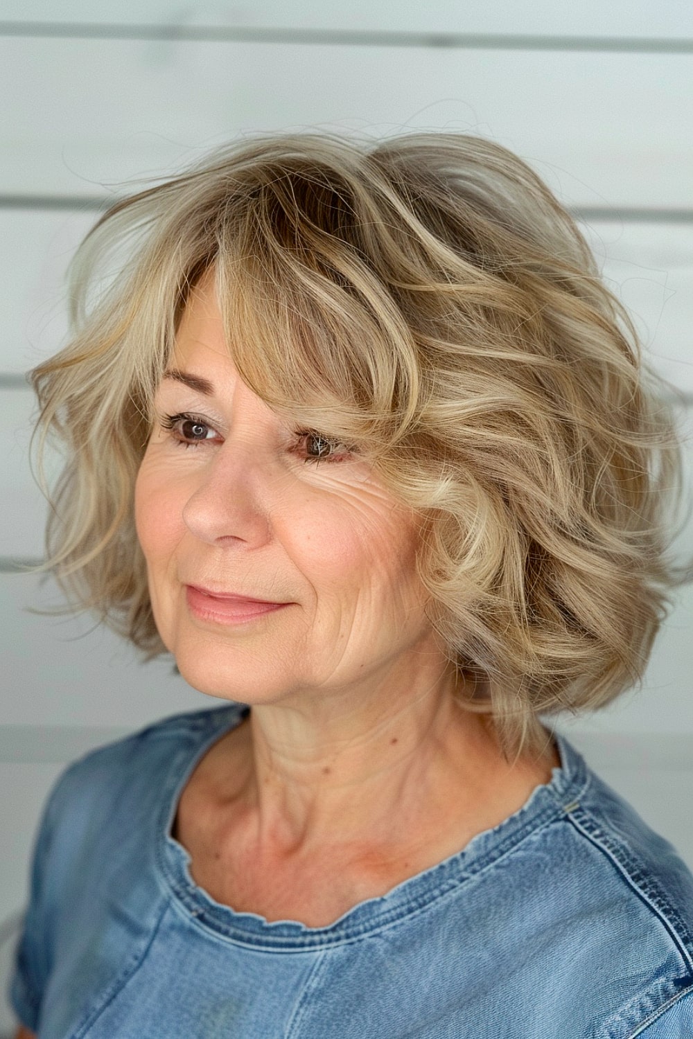 Short thick hair for women over 60