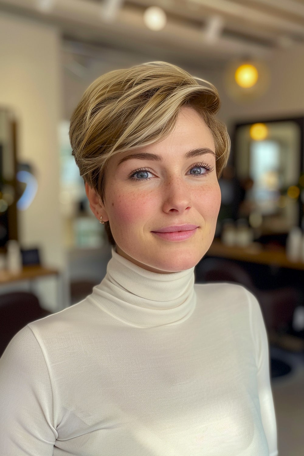 Trendy short sassy hair for women over 30
