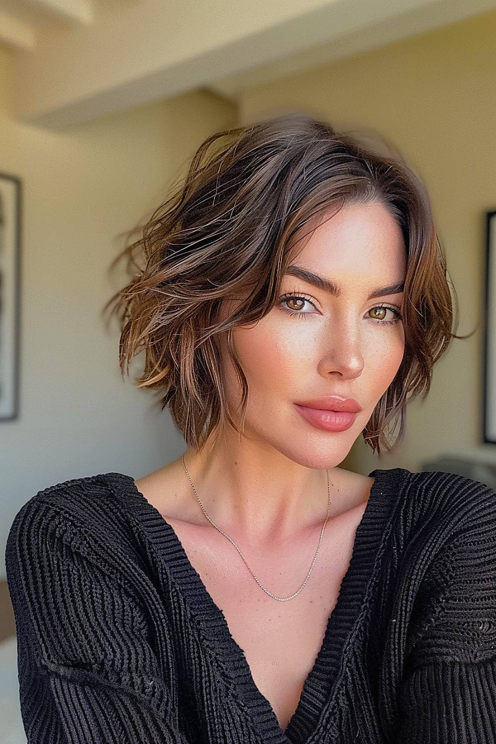 Wispy Italian bob